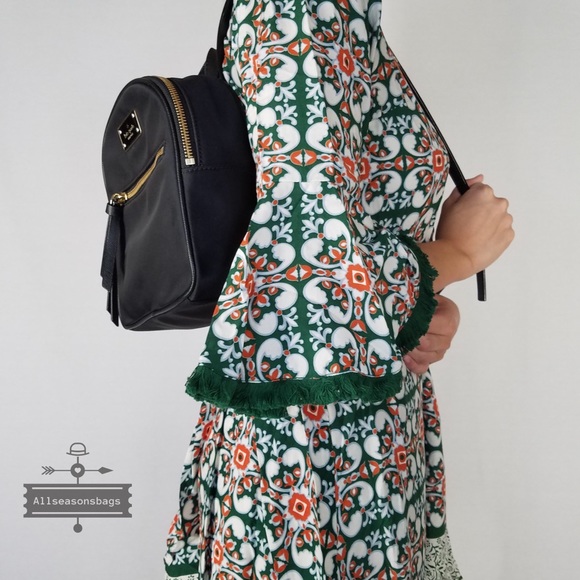 Kate spade MINI Bradley Wilson BLACK backpack bag - Picture 4 of 8